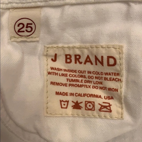 J BRAND White Bell Bottom Jeans - Picture 3 of 4